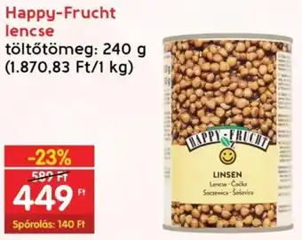 Interspar Happy-Frucht lencse 240g ajánlat