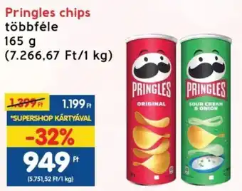 Pringles chips többféle 165g