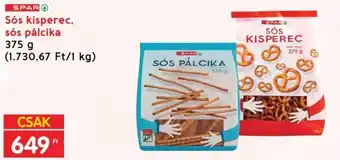 Sós kisperec, sós pálcika 375g