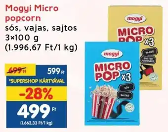 Interspar Mogyi Micro popcorn 3x100g ajánlat