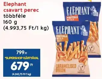 Interspar Elephant csavart perec többféle 160g ajánlat