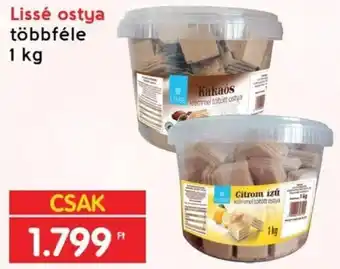 Interspar Lissé ostya többféle 1kg ajánlat
