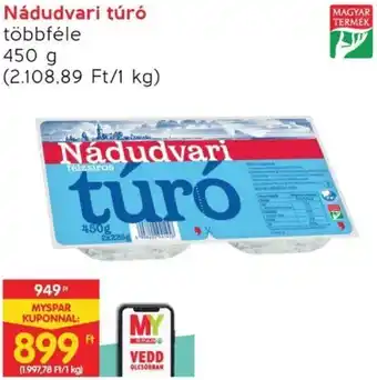 Nádudvari túró többféle 450g