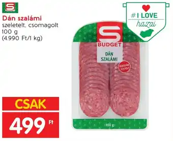 Interspar Dán szalámi 100g ajánlat