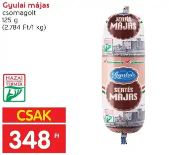 Interspar Gyulai májas 125g ajánlat