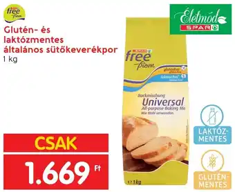 Interspar Glutén- és laktózmentes általános sütőkeverékpor 1kg ajánlat