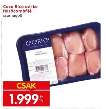 Spar Coco Rico csirke felsőcombfilé 1 kg ajánlat