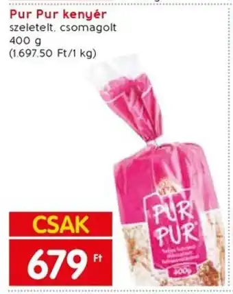 Spar Pur Pur kenyér 400 g ajánlat
