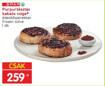 Spar SPAR Purpurtésztás kakaós csiga 1 db ajánlat