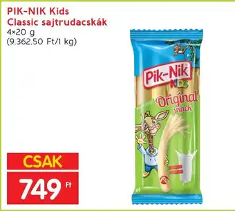 Spar PIK-NIK Kids Classic sajtrudacskák 4 x 20 g ajánlat