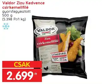 Spar Valdor Zizu Kedvence csirkemellfilé 500 g ajánlat