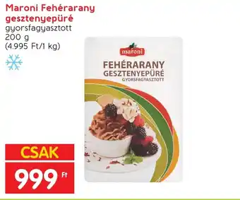 Spar Maroni Fehérarany gesztenyepüré 200 g ajánlat