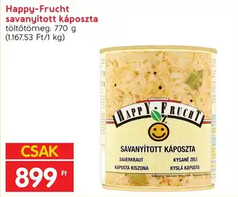 Happy-Frucht savanyított káposzta 770 g