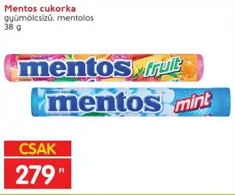 Spar Mentos cukorka 38 g ajánlat