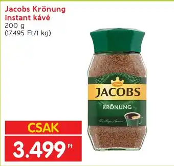 Spar Jacobs Krönung instant kávé 200 g ajánlat