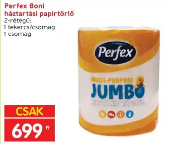 Spar Perfex Boni háztartási papírtörlő 1 tekercs ajánlat