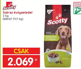 Spar Scotty Száraz kutyaeledel 3 kg ajánlat