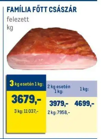 FAMÍLIA FŐTT CSÁSZÁR 1 kg