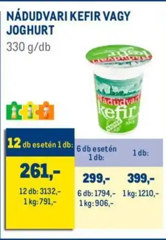Metro NÁDUDVARI KEFIR VAGY JOGHURT 330 g ajánlat