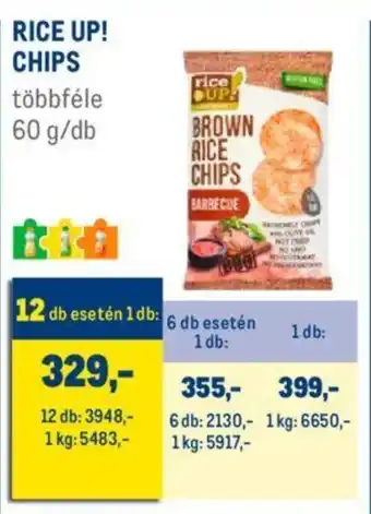 RICE UP! CHIPS 60 g