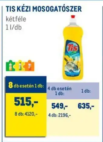 Metro TIS KÉZI MOSOGATÓSZER 1 l ajánlat
