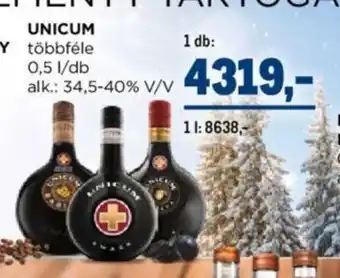 Metro UNICUM 0,5 l ajánlat