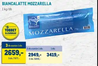 Metro BIANCALATTE MOZZARELLA 1 kg ajánlat
