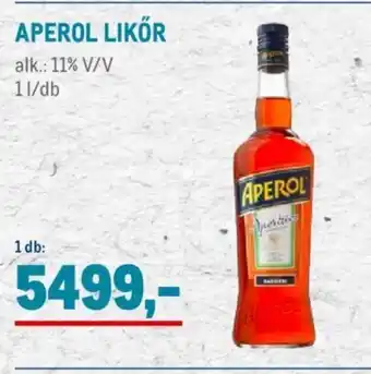 Metro APEROL LIKŐR 1 l ajánlat