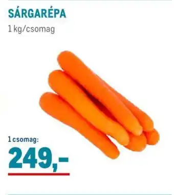 Metro SÁRGARÉPA 1 kg ajánlat