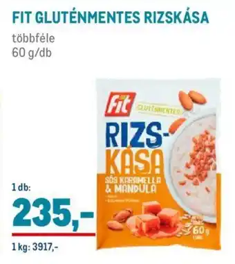 Metro FIT GLUTÉNMENTES RIZSKÁSA 60 g ajánlat