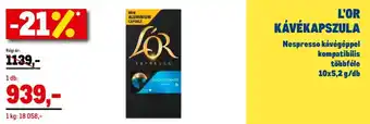 L'OR KÁVÉKAPSZULA 10 x 5,2 g