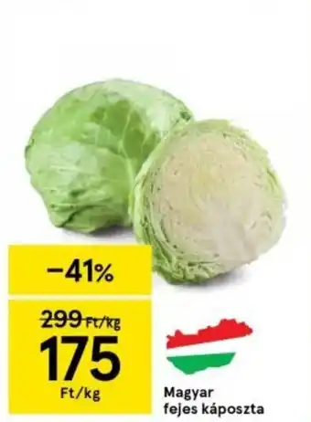 Tesco Magyar fejes káposzta kg ajánlat