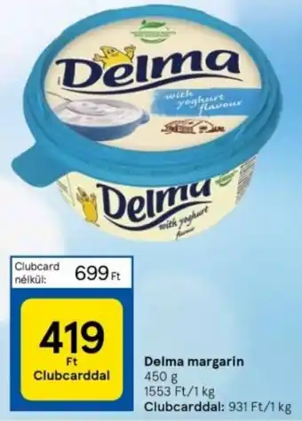 Tesco Delma margarin 450 g ajánlat