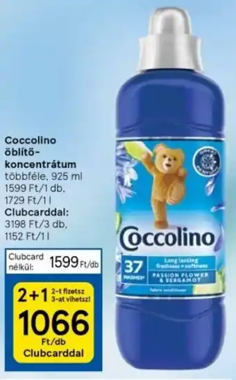 Tesco Coccolino öblítő- koncentrátum 925 ml ajánlat