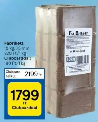 Tesco Fabrikett 10 kg. 75 mm ajánlat