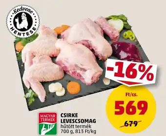 PENNY CSIRKE LEVESCSOMAG 700g ajánlat