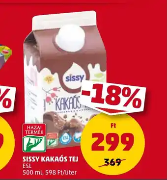 PENNY SISSY KAKAÓS TEJ 500ml ajánlat