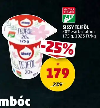 PENNY SISSY TEJFÖL 175 g ajánlat