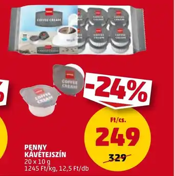 PENNY PENNY KÁVÉTEJSZÍN 20 x 10 g ajánlat