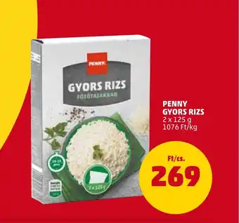 PENNY PENNY GYORS RIZS 2 x 125 g ajánlat