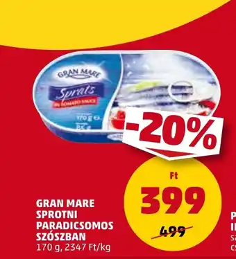 PENNY GRAN MARE SPROTNI PARADICSOMOS SZÓSZBAN 170 g ajánlat