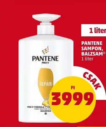PENNY PANTENE SAMPON BALZSAM 1 liter ajánlat