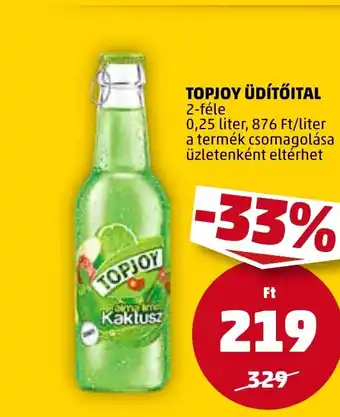 PENNY TOPJOY ÜDÍTŐITAL 0,25l ajánlat