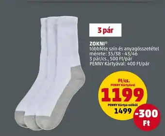 PENNY ZOKNI ajánlat