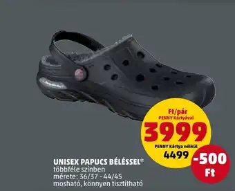 PENNY UNISEX PAPUCS BÉLÉSSEL ajánlat