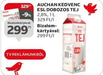 Auchan AUCHAN KEDVENC ESL DOBOZOS TEJ 1l ajánlat