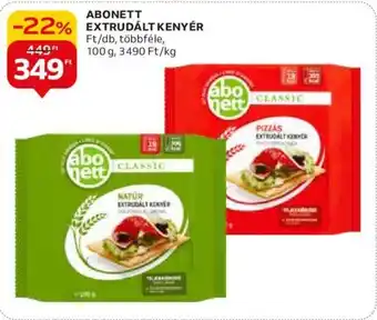 Auchan ABONETT EXTRUDÁLT KENYÉR 100g ajánlat