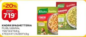 Auchan KNORR SPAGHETTERIA 168g ajánlat