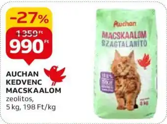 Auchan AUCHAN KEDVENC MACSKAALOM 5kg ajánlat