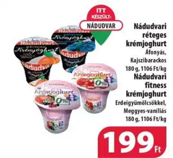Coop Nádudvari réteges krémjoghurt 180 g ajánlat